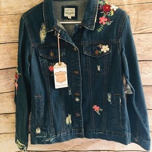 Distressed Jean Jacket